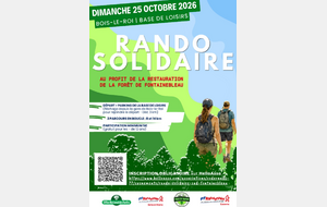 Rando solidaire Fontainebleau